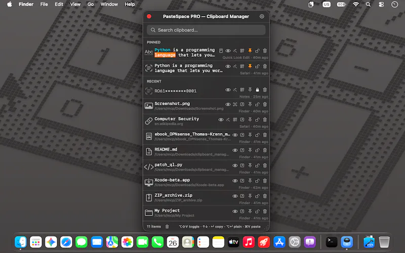 PasteSpace 2.0 screenshot 1