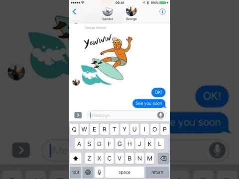 Just Surfing Stickers for iPhone gallery image