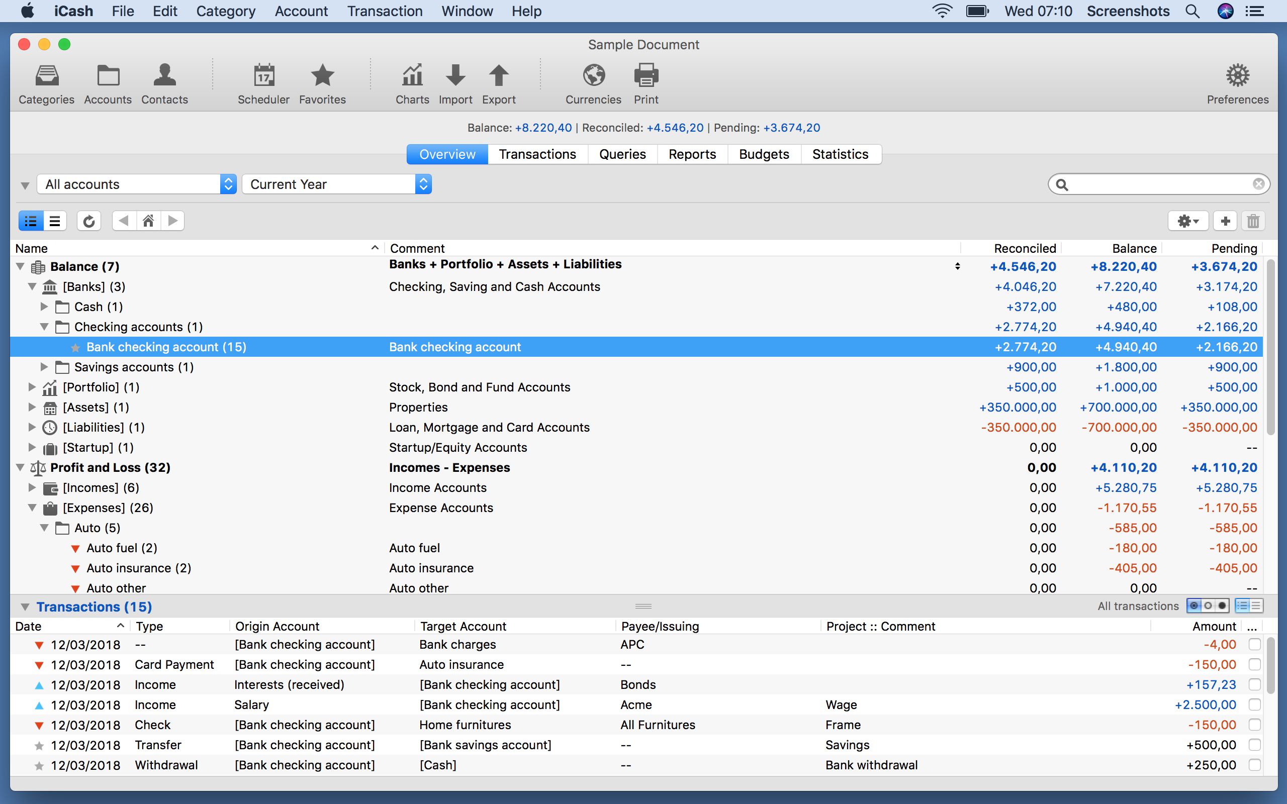 Personal Finance Software gallery image
