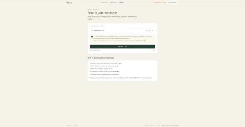 Halcón screenshot 3