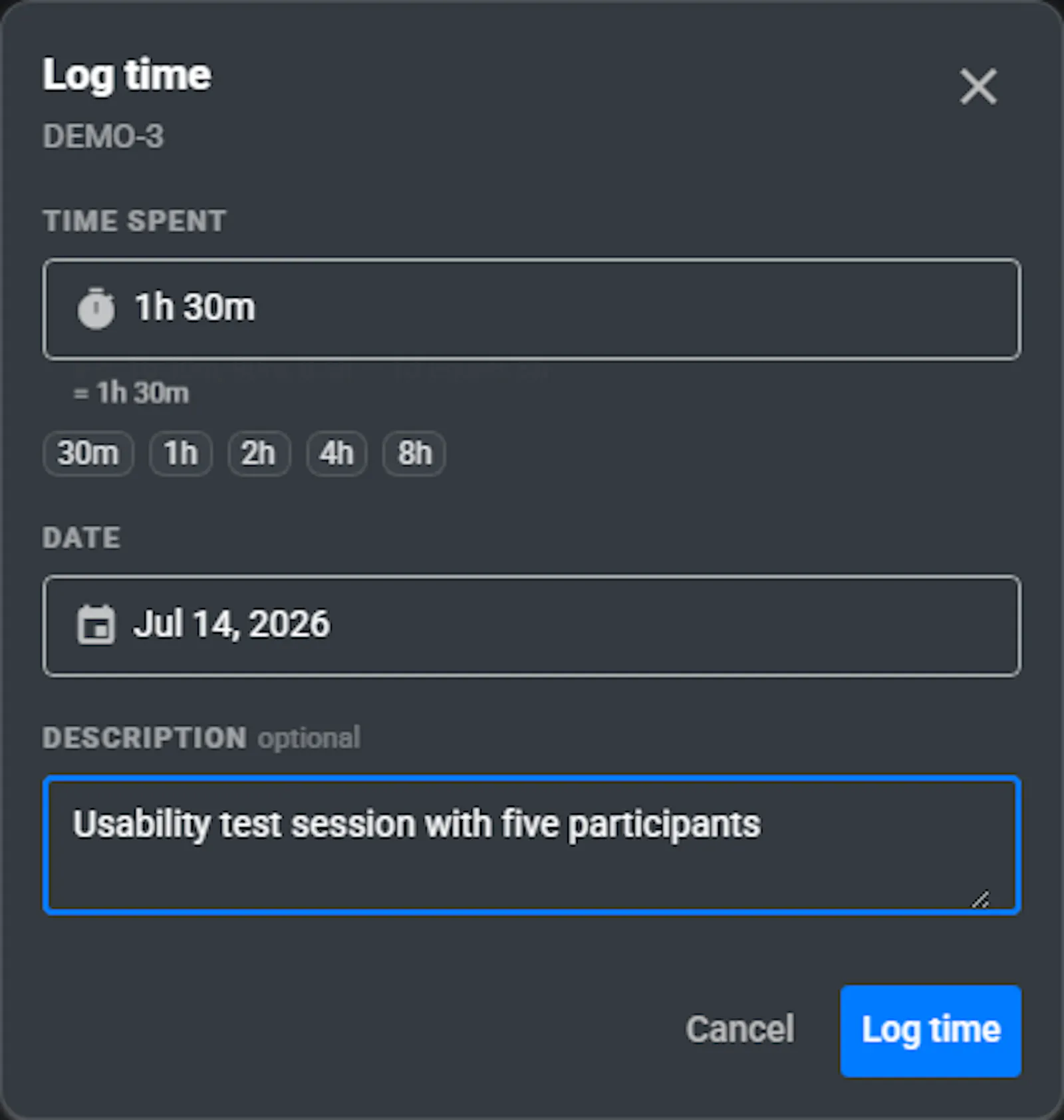 Timequip screenshot 5