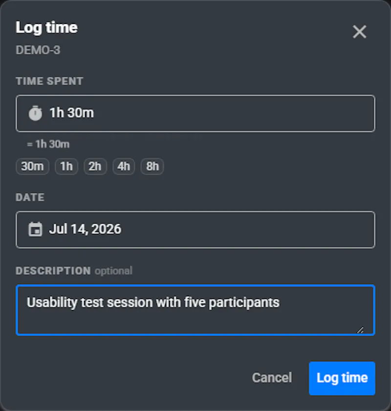 Timequip screenshot 5