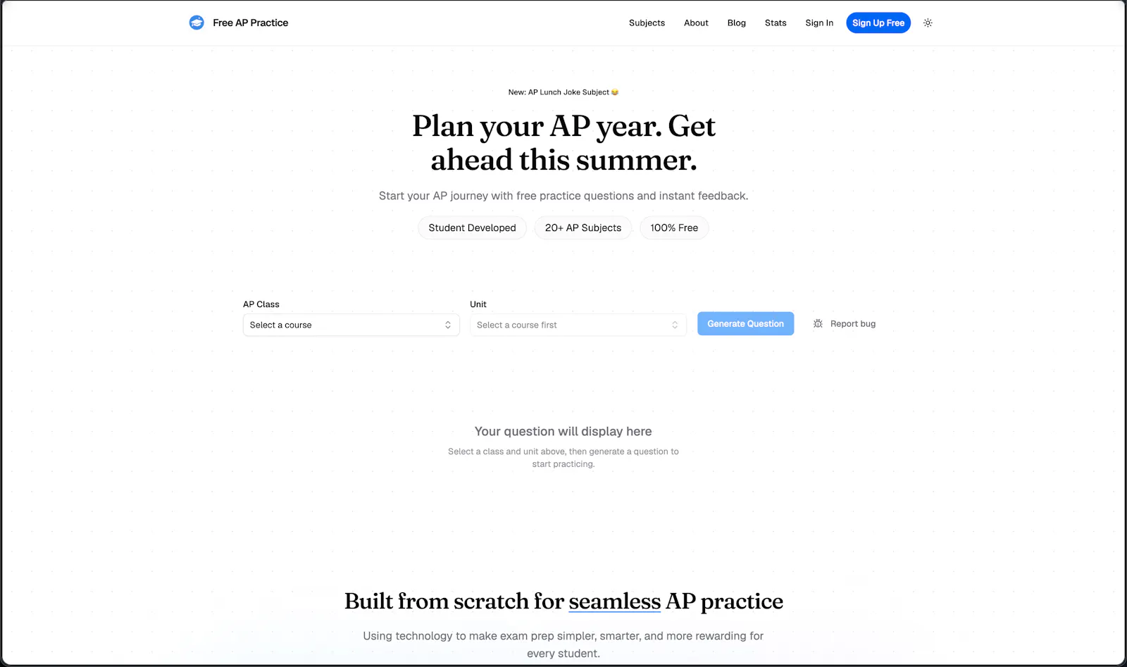 Free AP Practice screenshot 1