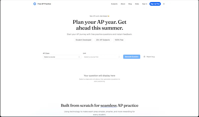 Free AP Practice screenshot 1
