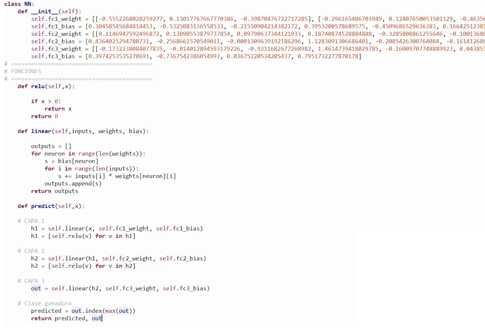 IA Generador neural network library screenshot 4