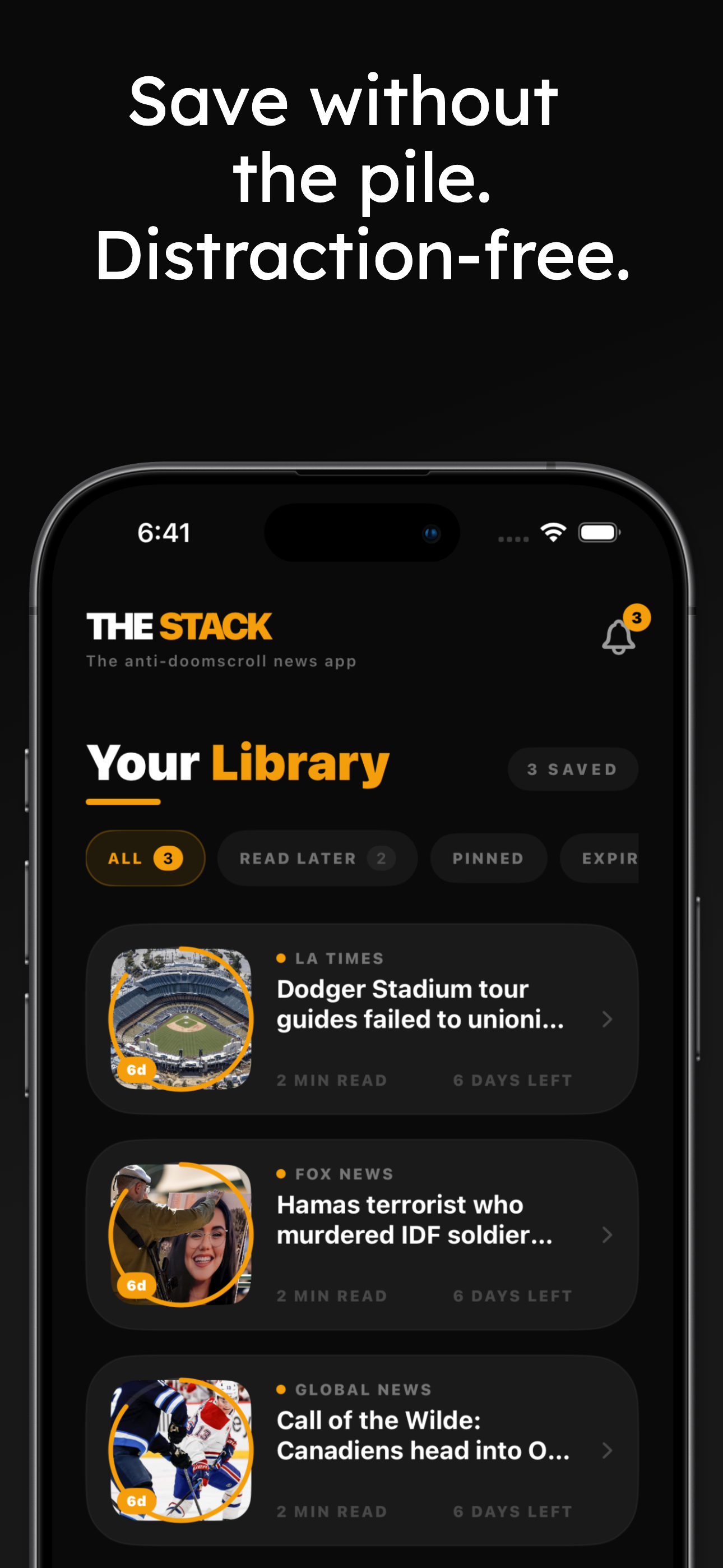 The Stack – Anti-Doomscroll News gallery image