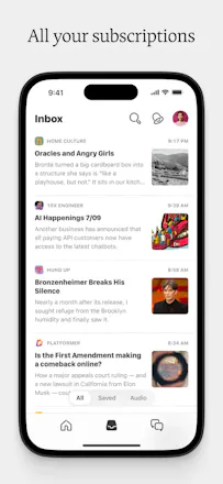 Substack Reader 2.0 gallery image
