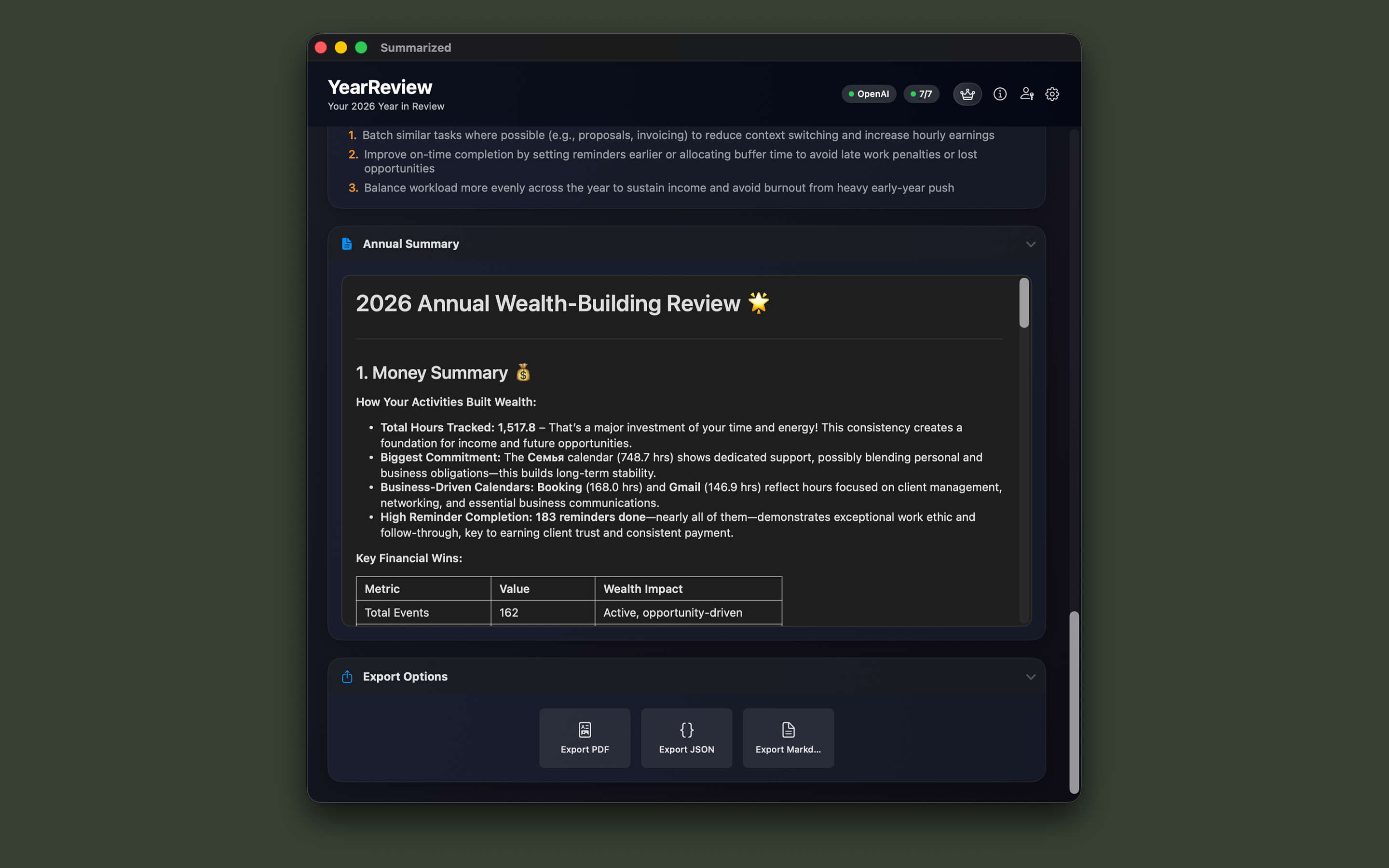 Summarized - Life in Review gallery image