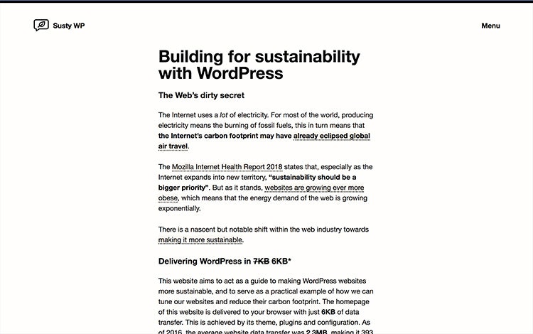 SustyWP gallery image