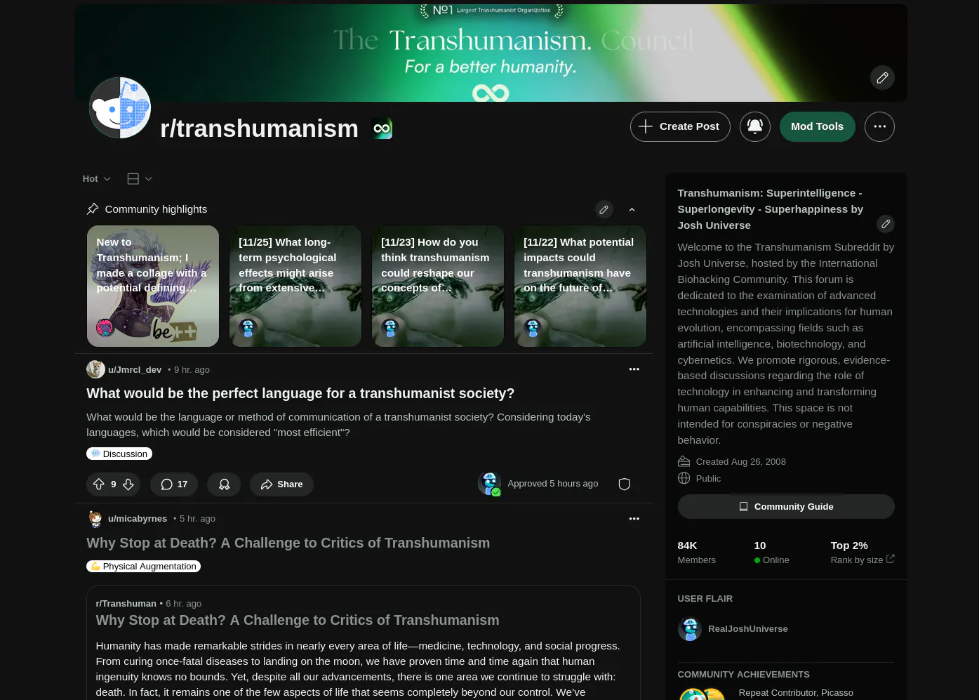 The Transhumanist Council gallery image