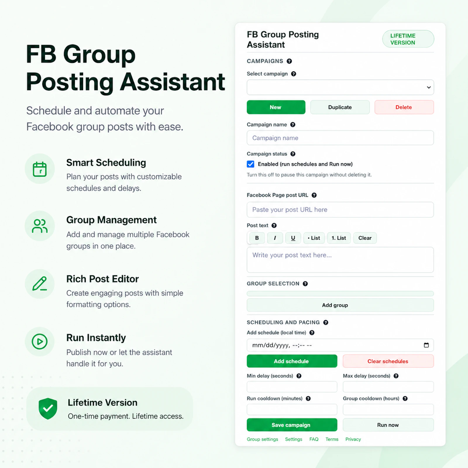 GetBuildMint Facebook Auto Poster screenshot 3