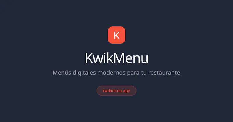 KwikMenu screenshot 1