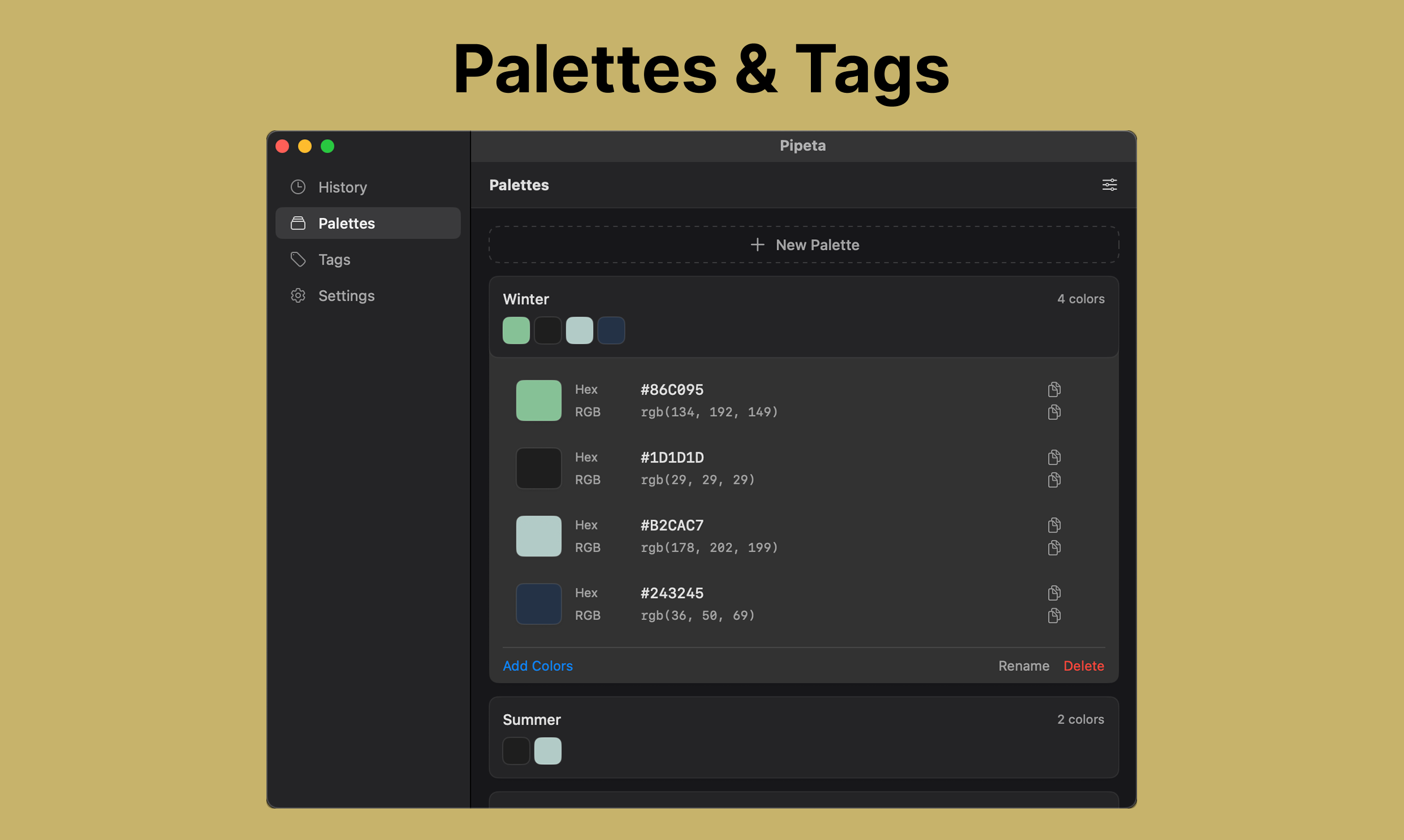 Pipeta - Screenshot 3 showing product features and functionality