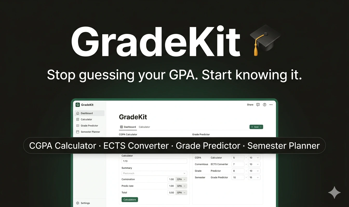 GradeKit — Global CALC GPA  CH converter