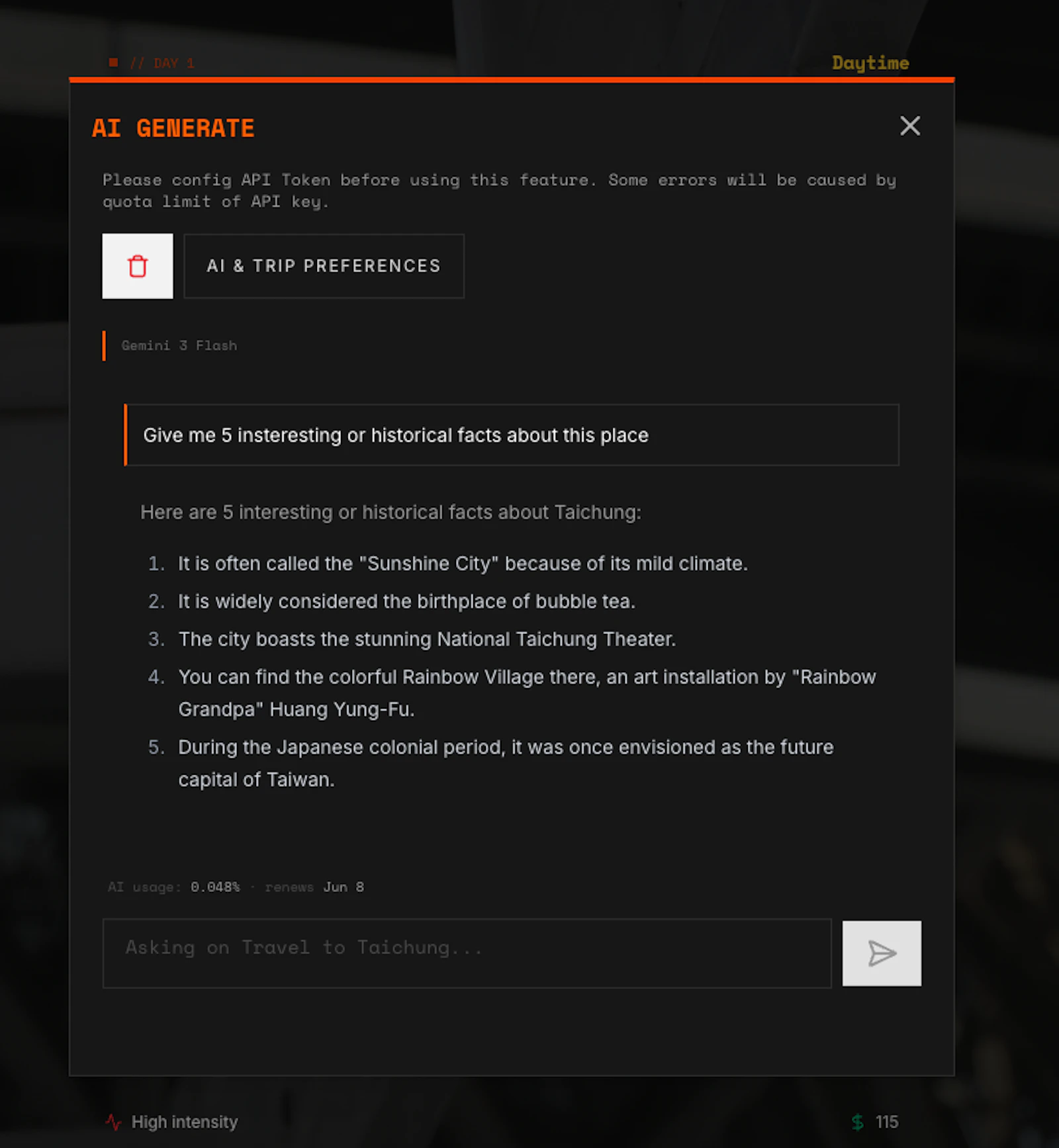 Travel Planner AI screenshot 2