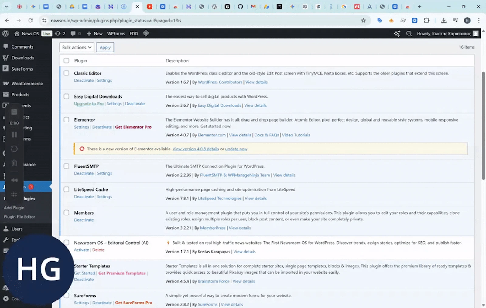 Newsroom OS AI screenshot 1 (video preview)