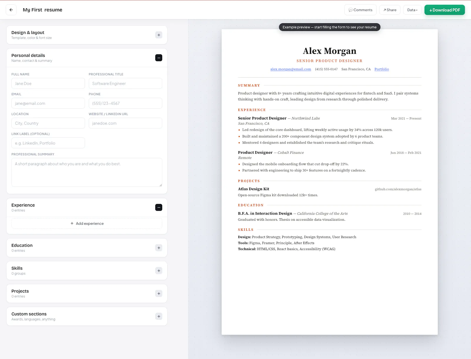 ResuMasters screenshot 1