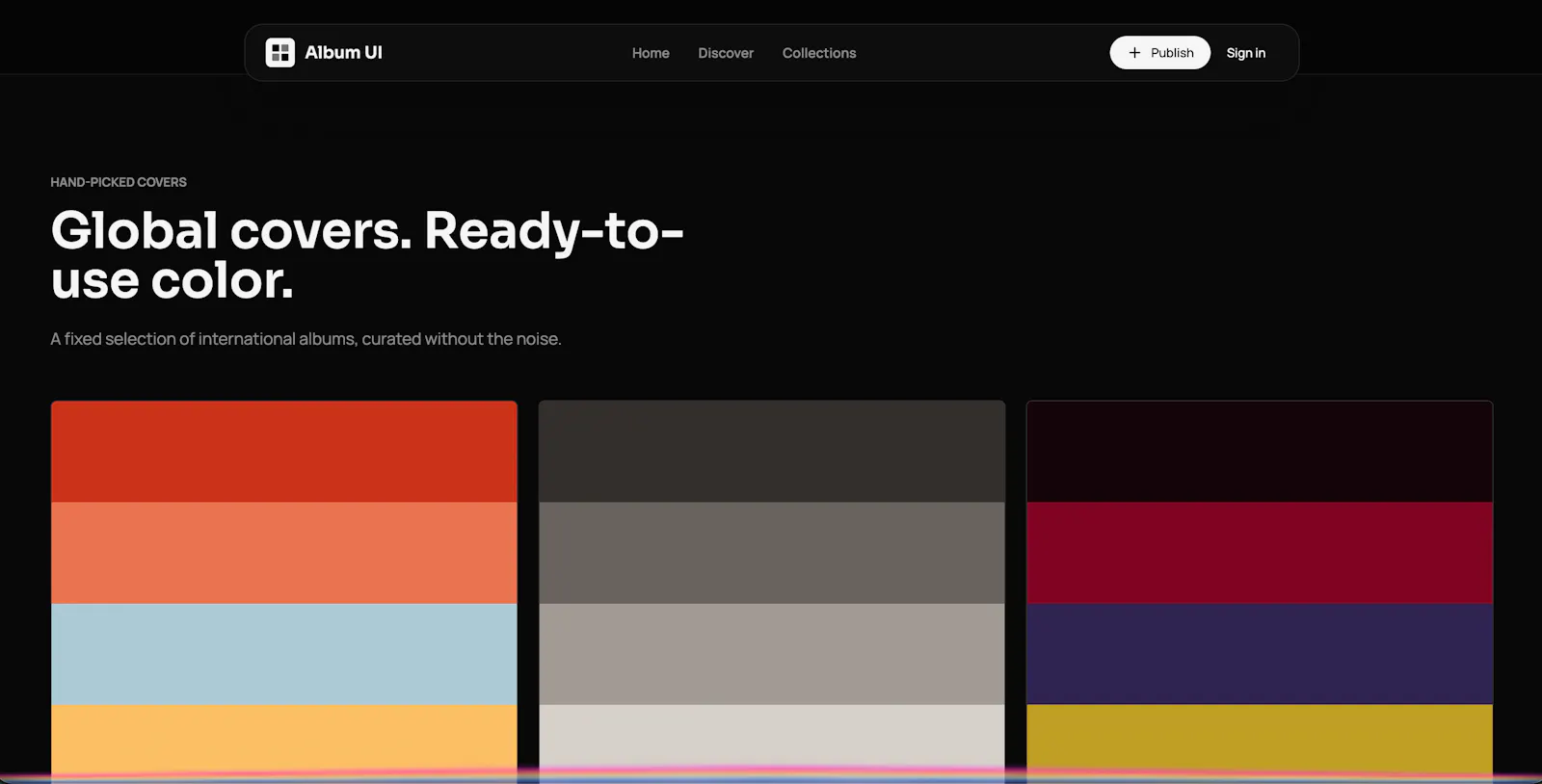 Album UI screenshot 6