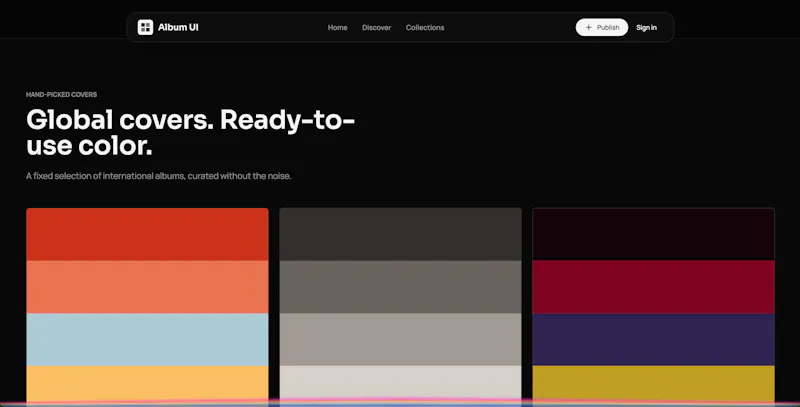 Album UI screenshot 6