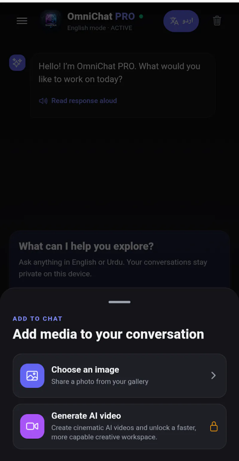 OmniChat AI PRO screenshot 2