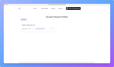 Open Source LinkedIn Scraper gallery image