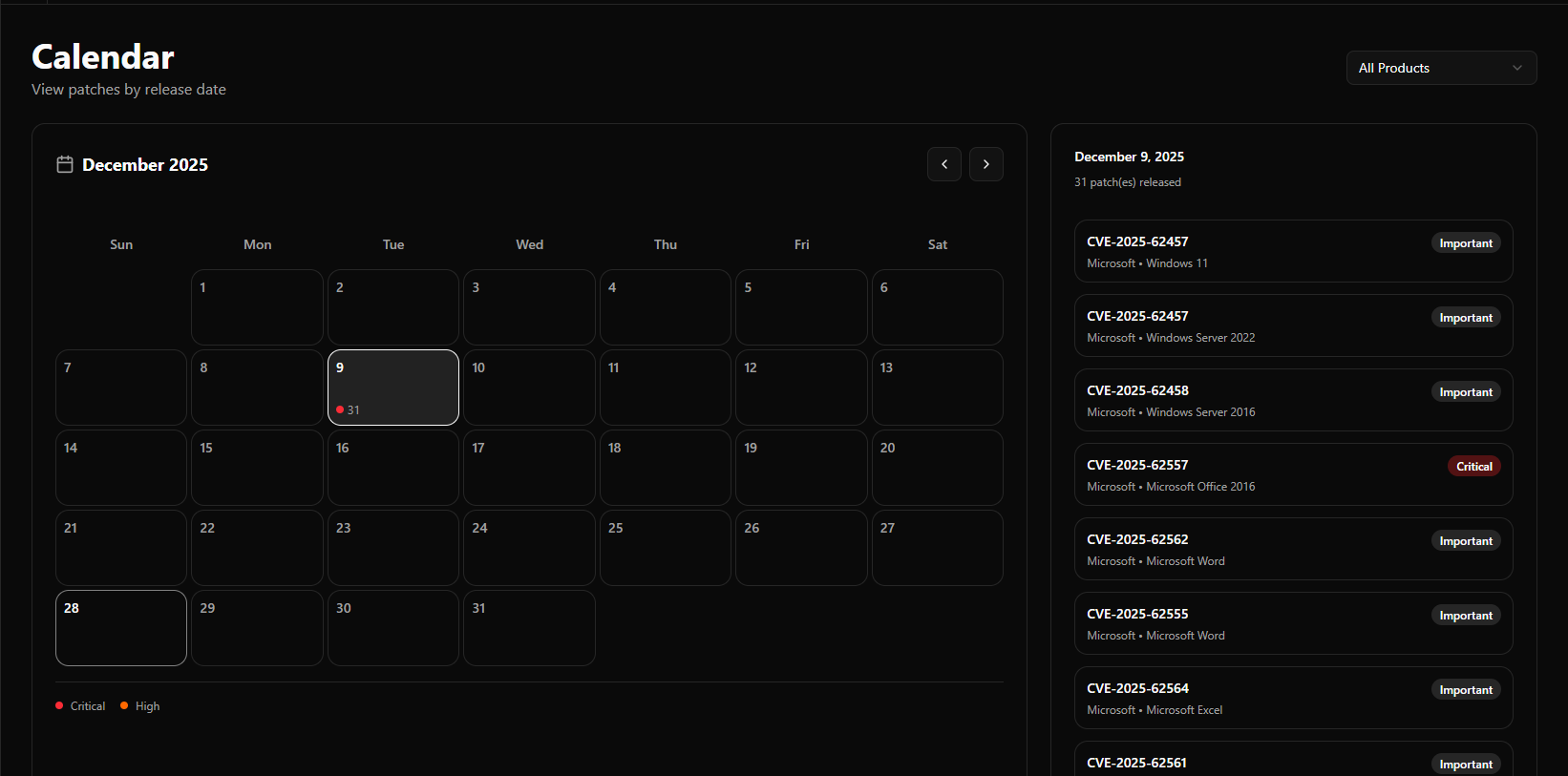 PatchWatch - Screenshot 5 showing product features and functionality