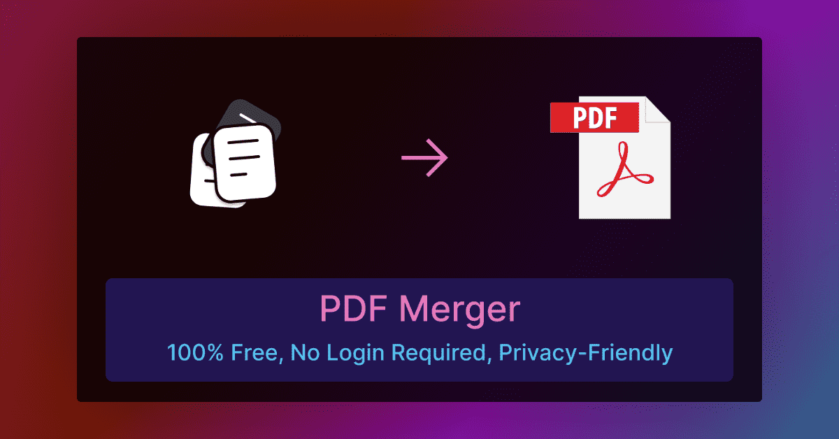 PDF Merger - Main product screenshot demonstrating key features and user interface