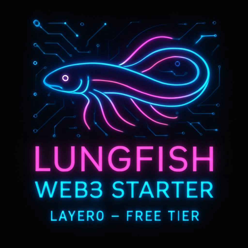 lungfish-web3-starter - Product Hunt launch logo and brand identity