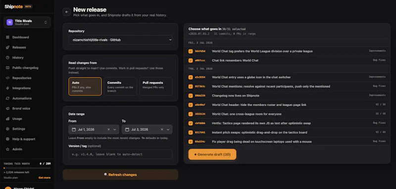 Shipnote screenshot 1