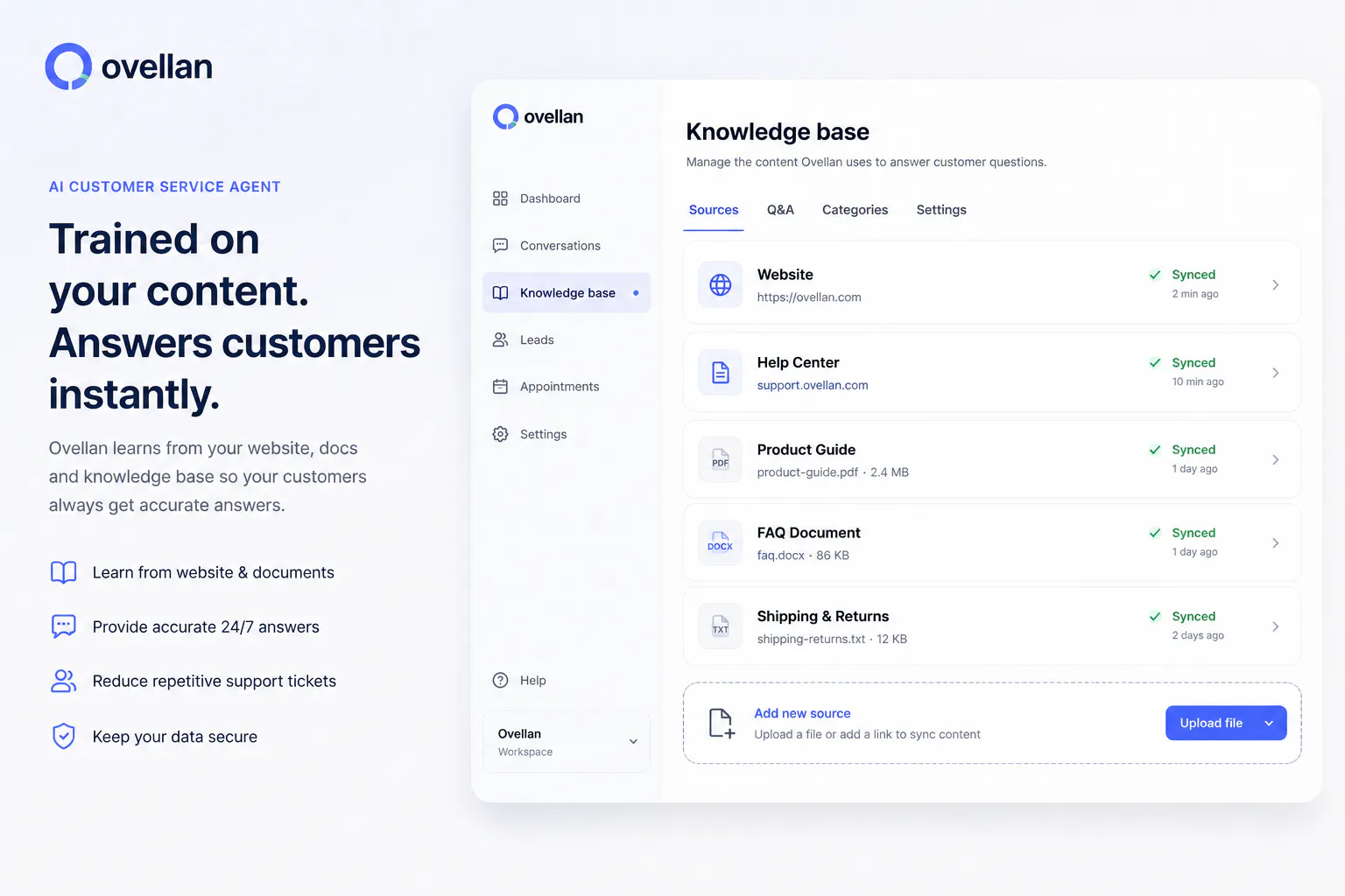 AI Customer Service agent | ovellan  gallery image