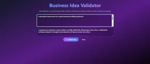 Go/NoGo- Business Idea Validator gallery image