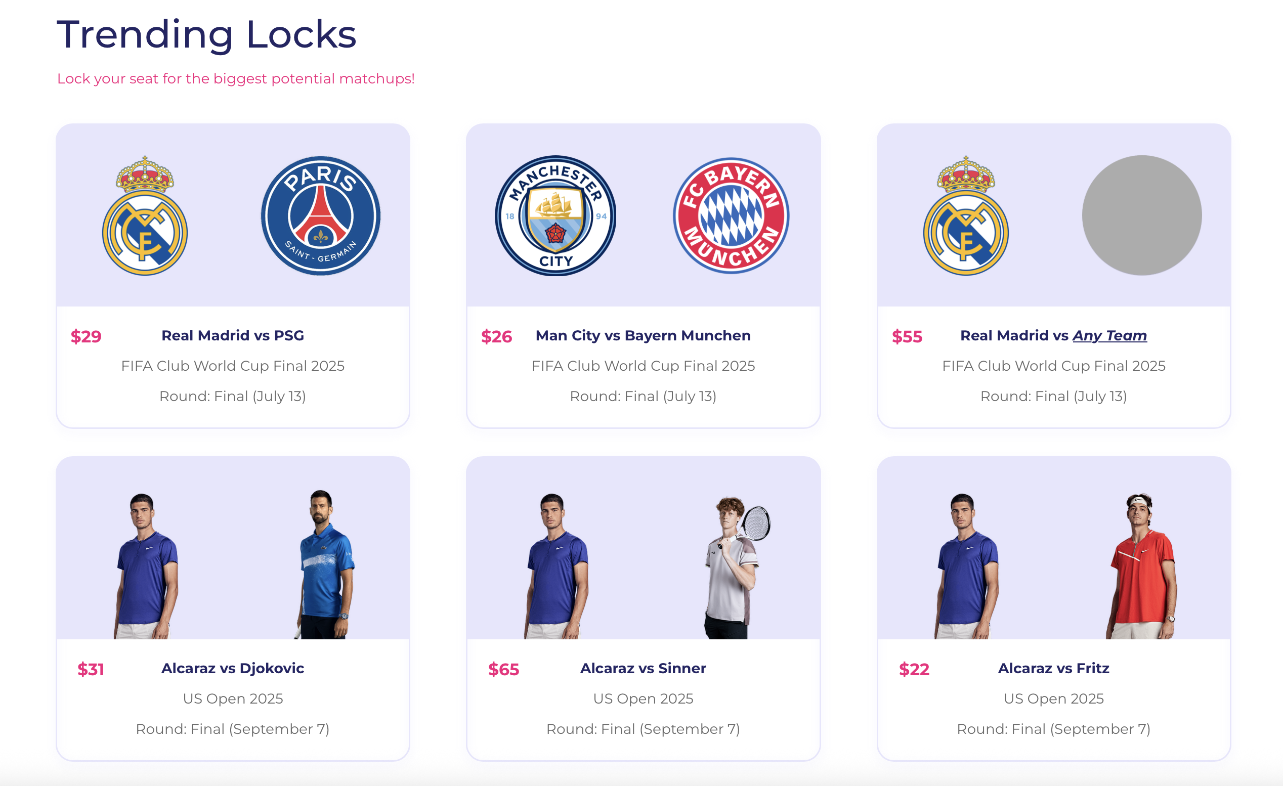 TicketLock.com - Вы выбираете матч, мы блокируем цену медиа 3