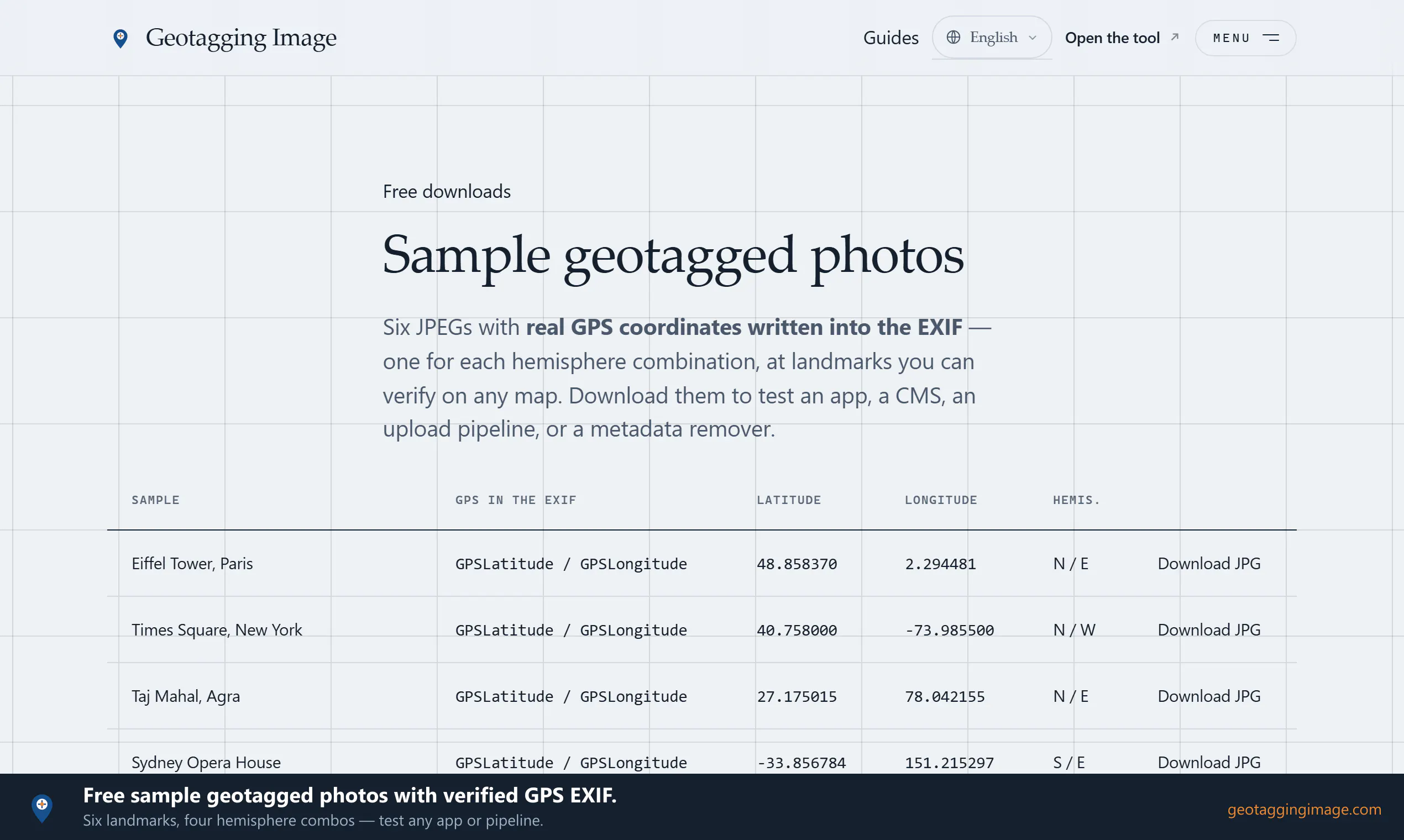 Geotagging Image gallery image