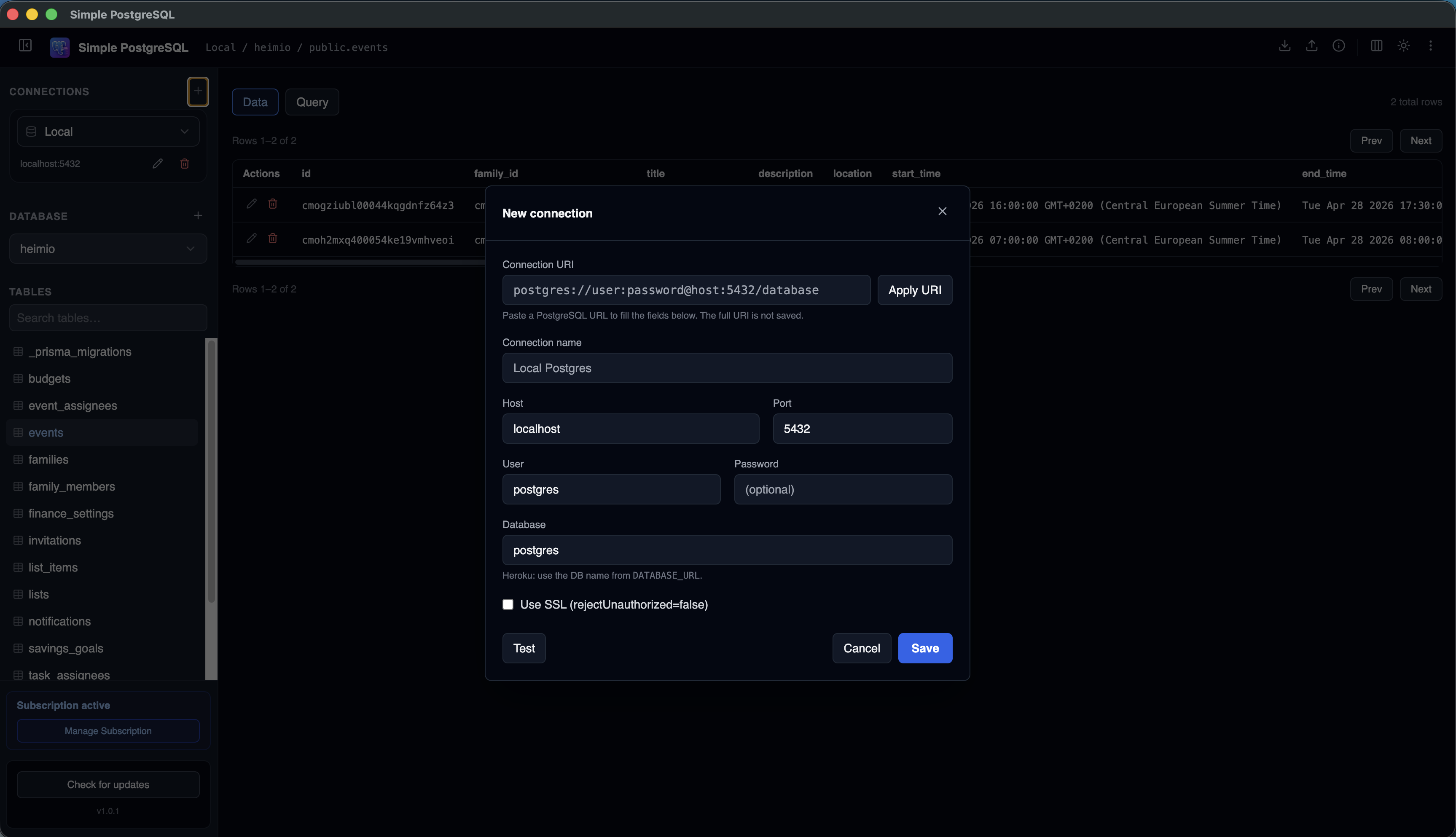 SimplePostgreSQL gallery image