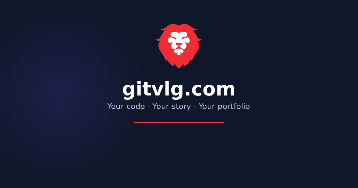Gitvlg.com - Main product screenshot demonstrating key features and user interface