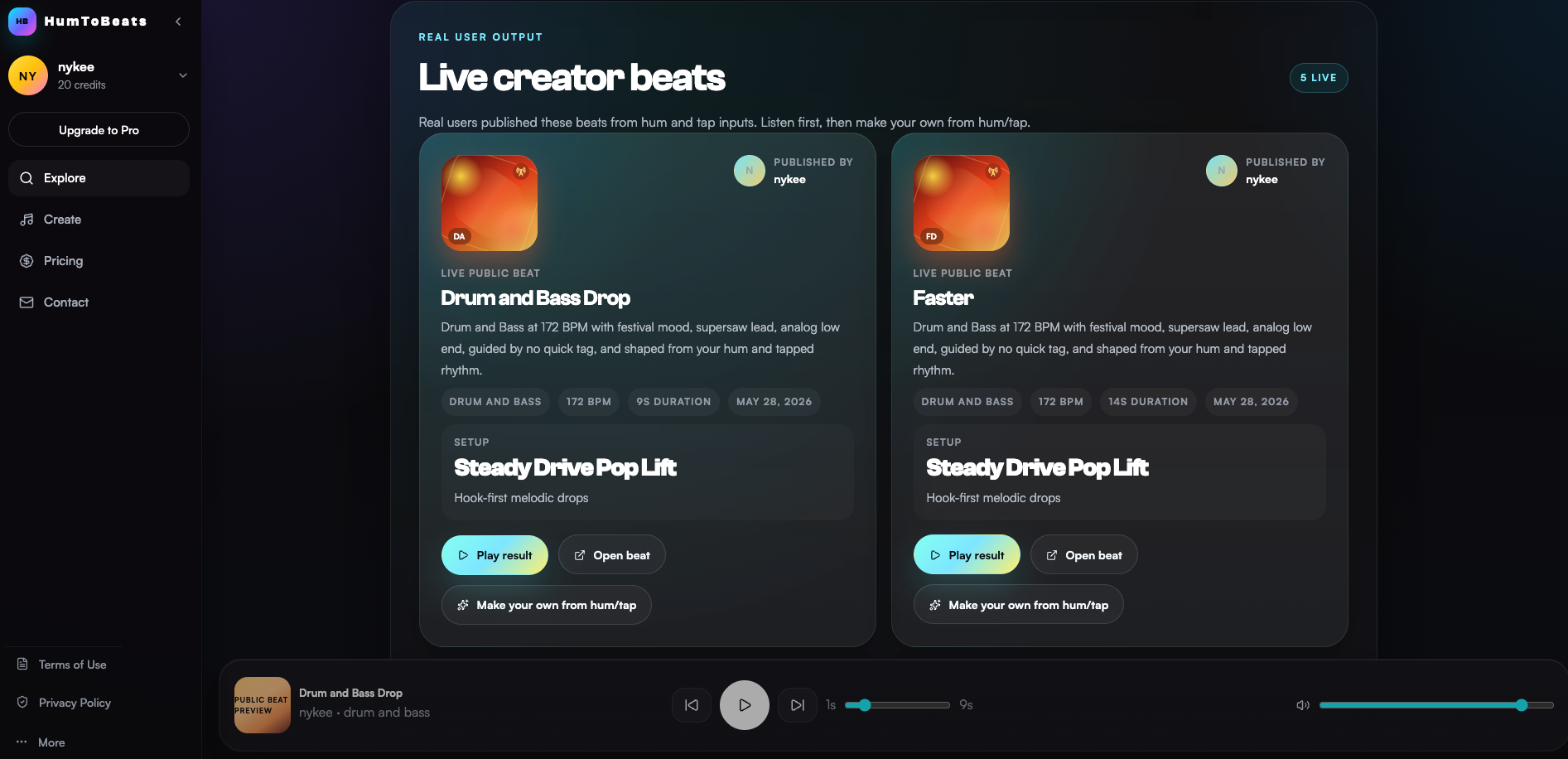 HumToBeats gallery image