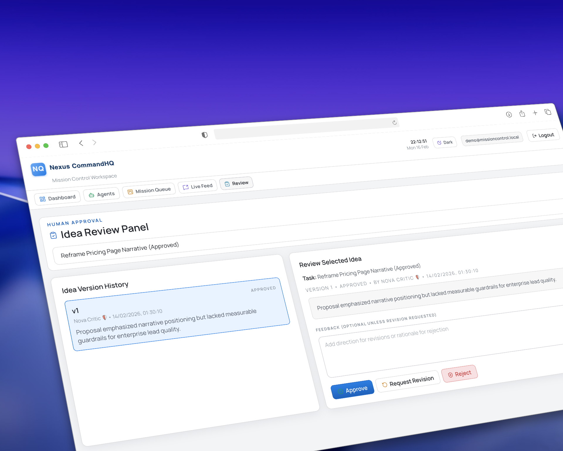 Nexus CommandHQ - Screenshot 3 showing product features and functionality