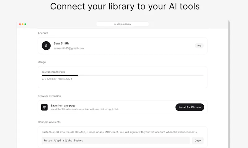Sift screenshot 6