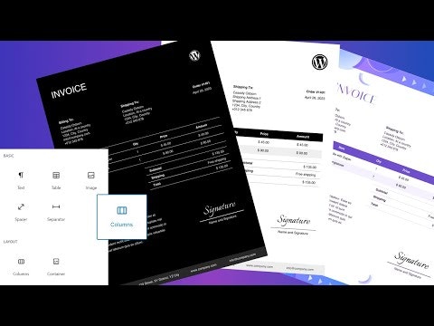 PDF Invoice Builder for WooCommerce gallery image