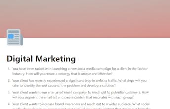 Prompts for Marketing gallery image