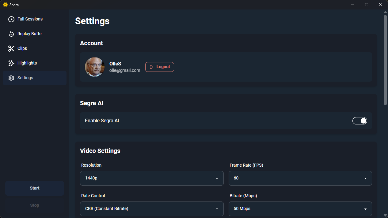 Vincita - Registratore di giochi open source.Bloat leggero, veloce, zero. media 2