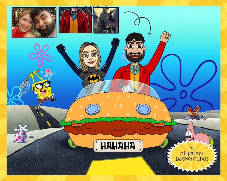 Toon Art personalizado: seus retratos personalizados