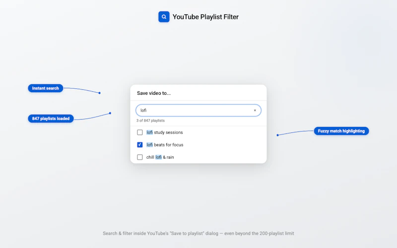 YouTube Playlist Search screenshot 4