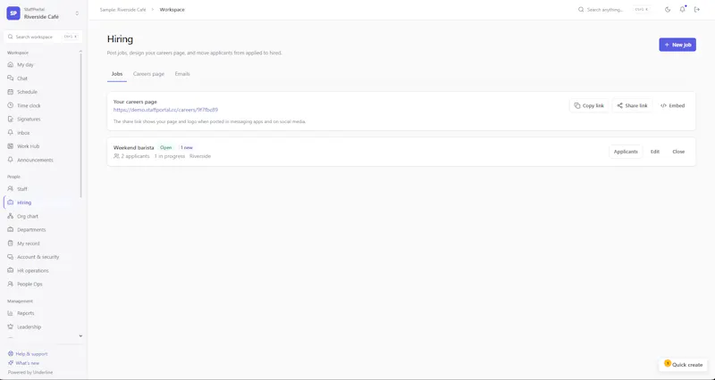 StaffPortal screenshot 4