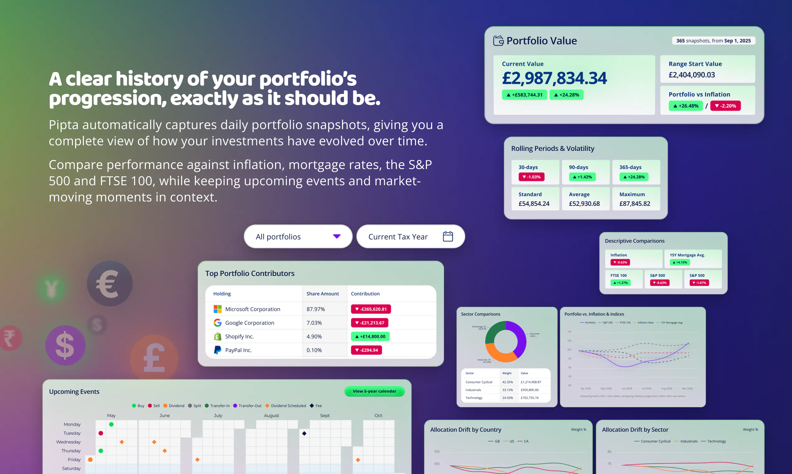 Pipta, an AI-powered Portfolio Tracker gallery image