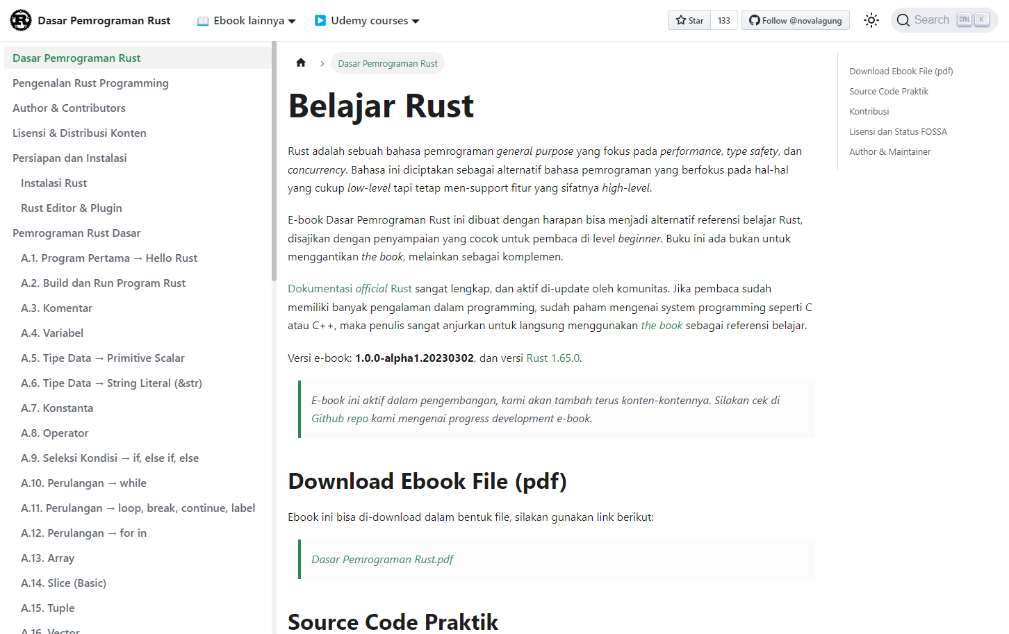Основы программирования электронных книг Rust - Изучение программирования ржавчины, начиная с 0, бесплатно! медиа 2