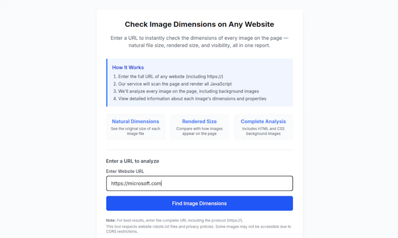 ImageDimensions screenshot 4