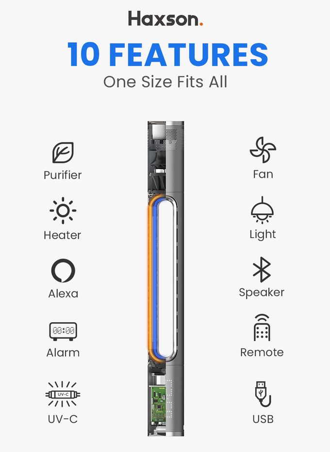 Haxson - Smart Portable AirFan gallery image