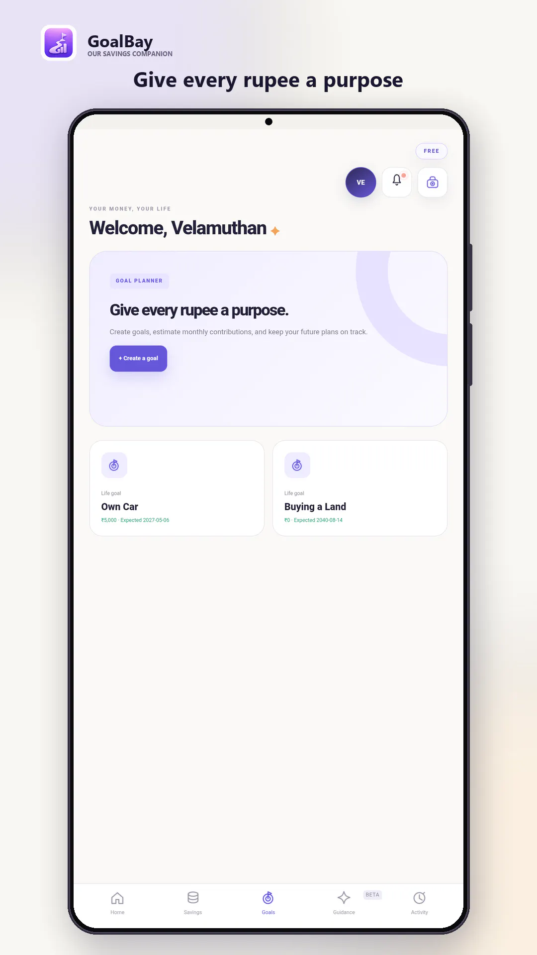 GoalBay screenshot