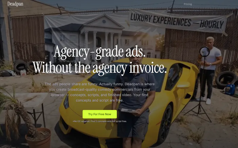Deadpan Ads screenshot 2
